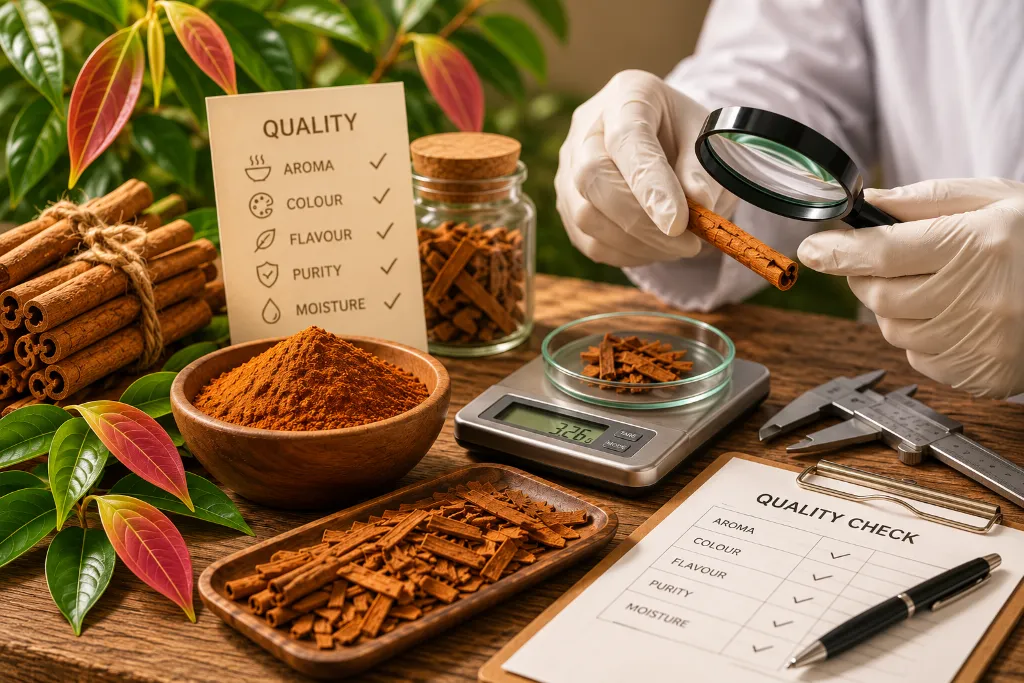 Carefully selected Ceylon Cinnamon prepared for quality-focused export.